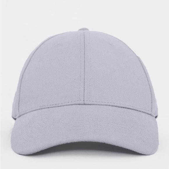 Light Grey Woven Baseball Cap - Picture 3 of 9